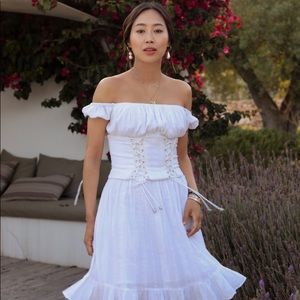 MAJORELLE WHITE DRESS